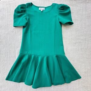 Nickie Lew Girl's Green Dress EUC 10